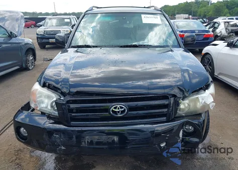 2006 Toyota Highlander Limited V6 z USA, uszkodzony, nr VIN JTEEP21A160164527
